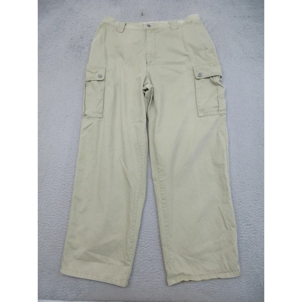 Calvin Klein Jeans GI Chino Cargo Pants Mens 36x30 Khaki Cotton Utility Workwear